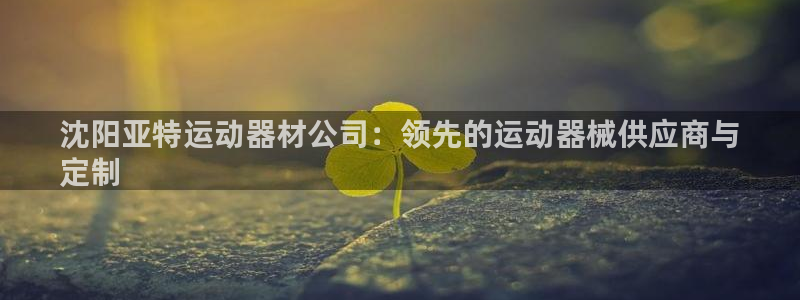 海南意昂体育3发展怎么样：沈阳亚特运动器材公司：领先