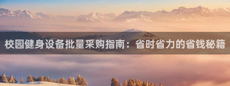 德国意昂3集团：校园健身设备批量采购指南：省时省力的