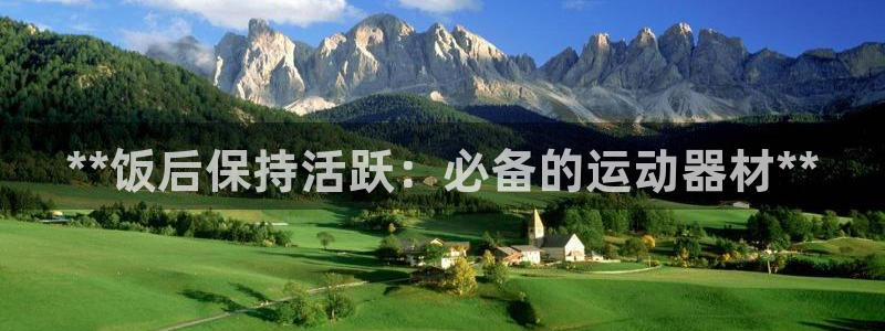 意昂3官网：**饭后保持活跃：必备的运动器材**
