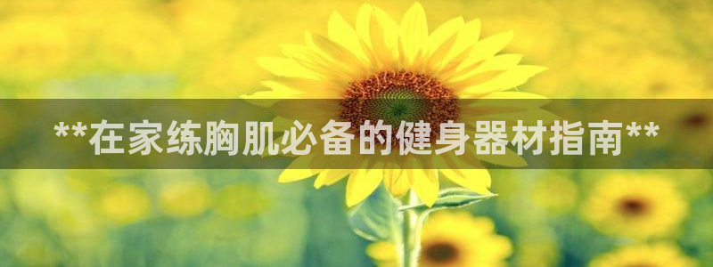 意昂3集团：**在家练胸肌必备的健身器材指南**