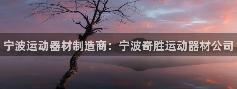 意昂体育3平台假的吗是真的吗吗：宁波运动器材制造商：